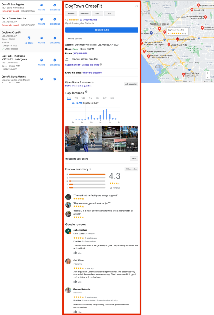 dogtown crossfit google my business 1