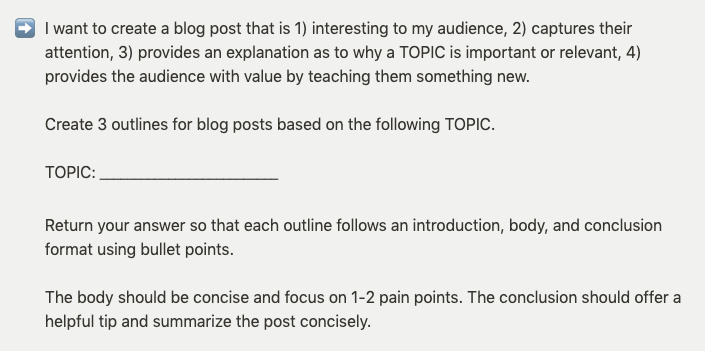 chatgpt promt gym owner