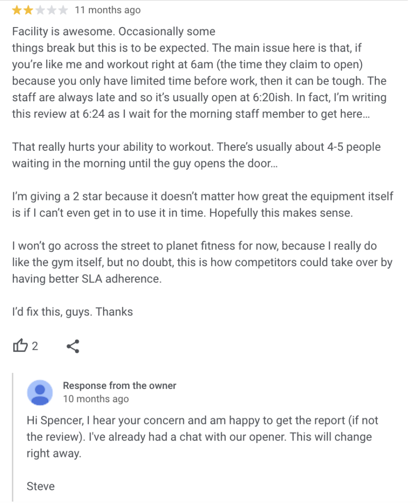 respond to negative Google Business reviews