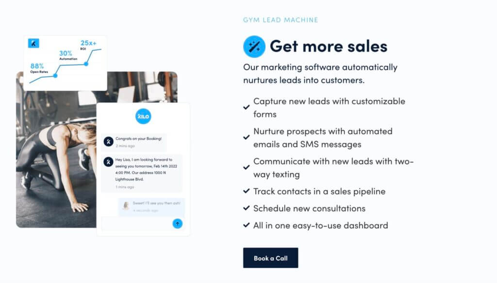 Gym Lead Machine best gym CRM
