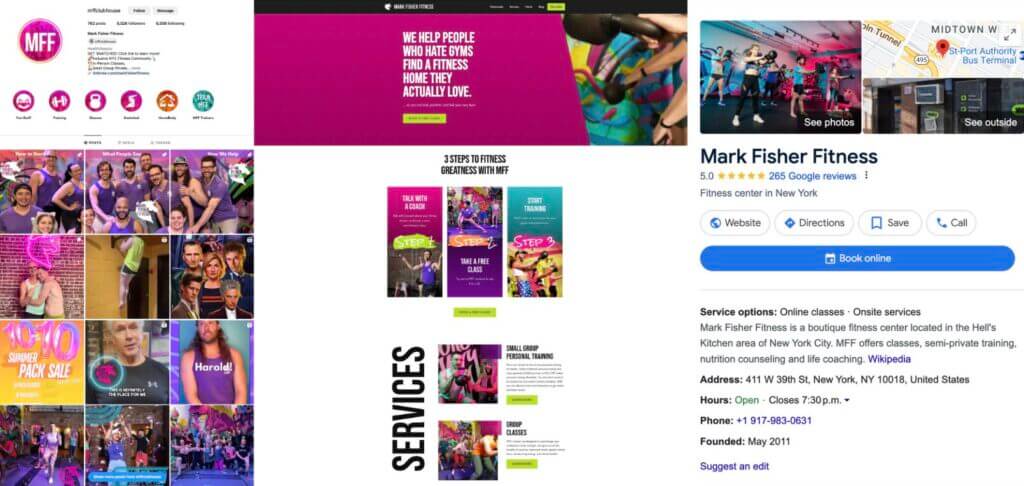 MFF consisten gym branding