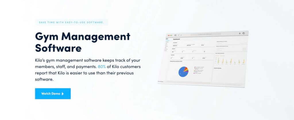 save time with Kilo Gym Management Software