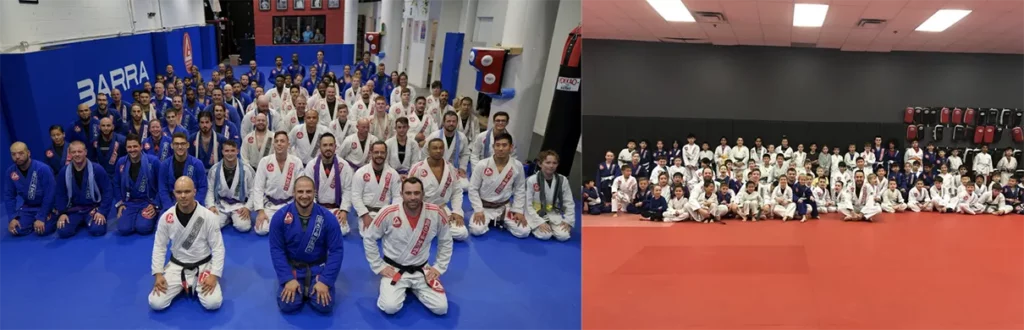 Nick MMA gym full of members