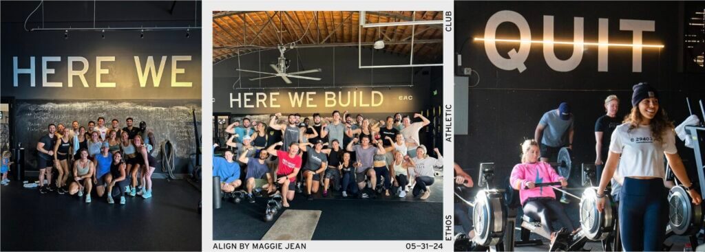 Ethos gym attracts young happy fit people