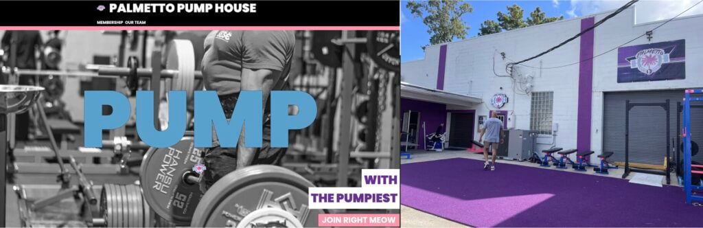 Palmetto Pump House gym instalations