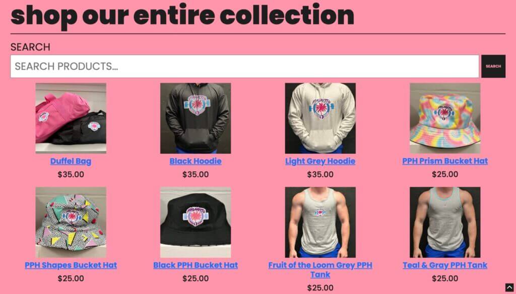 Pametto Pump House ecommerce shop