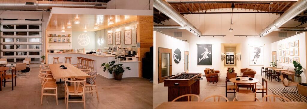 Tres Palmas Açaí café at Ethos gym