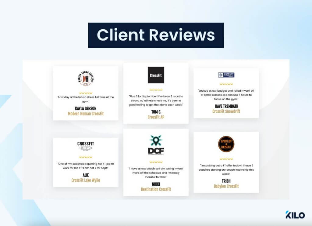 client reviews for best hour of the day