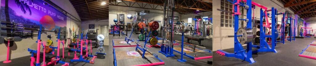 colorful Palmetto Pump House gym