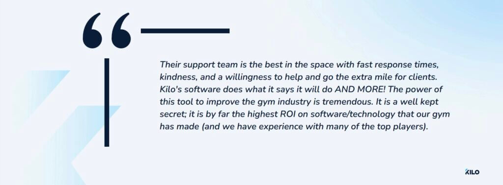 kilo testimonial from Capterra 2