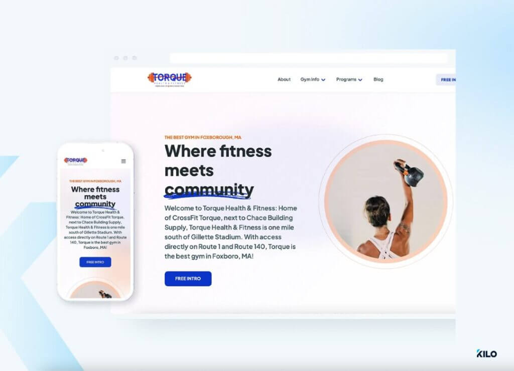 build gym community online