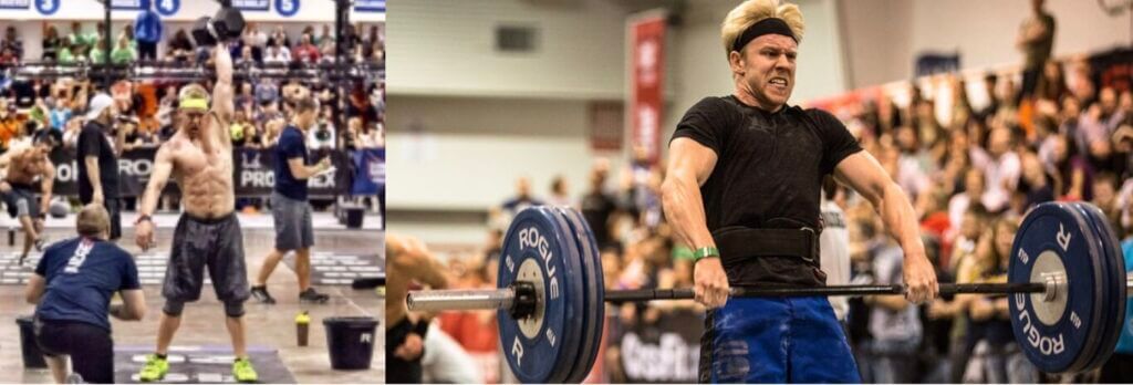 Jay Rhodes at a crossfit competition