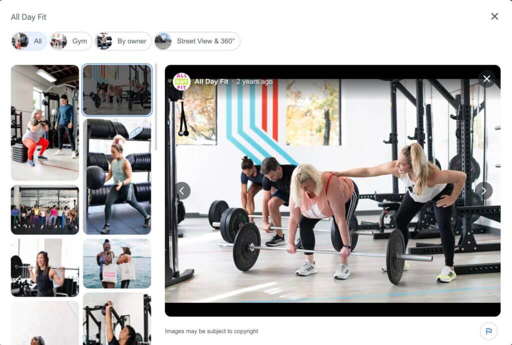 high quality gym photos