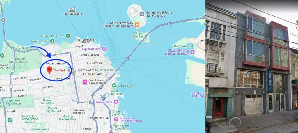 first Yard in a 3500 sq ft in San Francisco