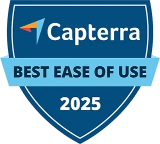 Capterra Best Ease of Use 2025 - Kilo